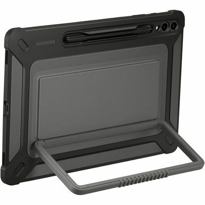 Alternate-Image2 Image for Samsung Rugged Carrying Case Samsung Galaxy Tab S9+ Tablet, Stylus - Black