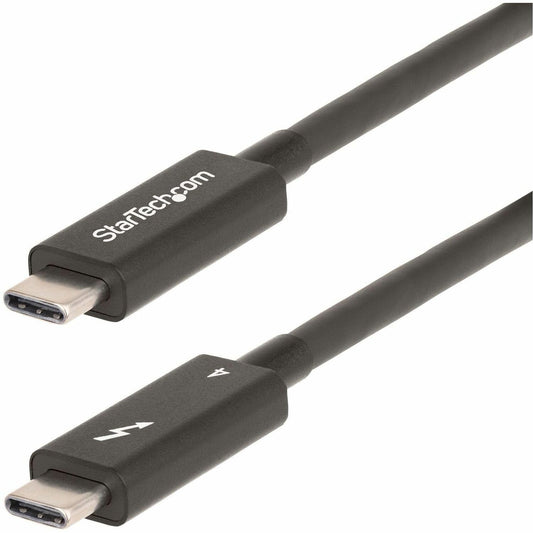 Main Image for StarTech.com 6ft (2m) Active Thunderbolt 4 Cable, 40Gbps, 100W PD, 4K/8K Video, Intel-Certified, Compatible w/Thunderbolt 3/USB 3.2/DisplayPort