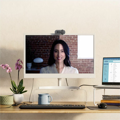 Alternate-Image1 Image for Logitech BRIO 100 Webcam - 2 Megapixel - 30 fps - Graphite - USB Type A