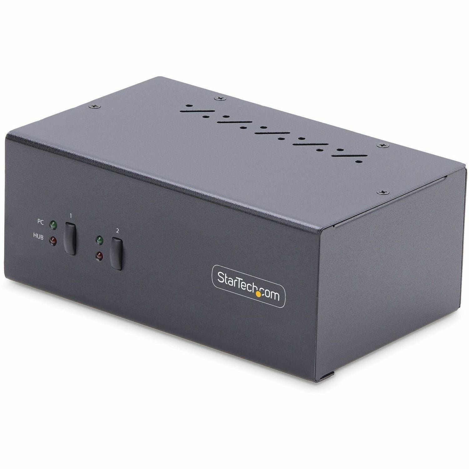 Main Image for StarTech.com 2-Port Dual-Monitor DisplayPort KVM Switch, 4K 60Hz, 2x USB 5Gbps Ports, Hotkey/Push-Button Switching, TAA Compliant