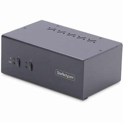 Main Image for StarTech.com 2-Port Dual-Monitor DisplayPort KVM Switch, 4K 60Hz, 2x USB 5Gbps Ports, Hotkey/Push-Button Switching, TAA Compliant