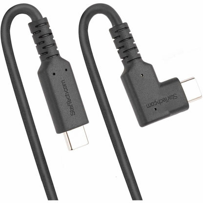 Alternate-Image5 Image for StarTech 1.6ft (50cm) USB-C Cable, Right-Angled, USB 10Gbps, 100W (5A) PD, 8K 60Hz/4K 144Hz DP Alt Mode, Rugged, Thunderbolt Compat.