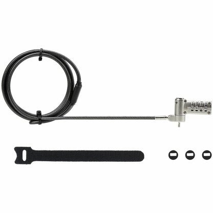 Alternate-Image8 Image for StarTech Universal Laptop Lock 6.6ft, Keyless Combo. Security Locking Cable For Notebook, Noble Wedge&reg;/Nano/K-Slot Compatible, TAA
