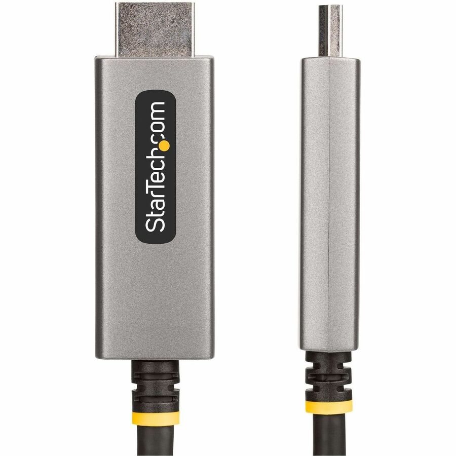 Alternate-Image2 Image for StarTech.com 6ft (2m) DisplayPort to HDMI Adapter Cable, 8K 60Hz, 4K 144Hz, HDR10, DP 1.4 to HDMI 2.1 Active Video Converter