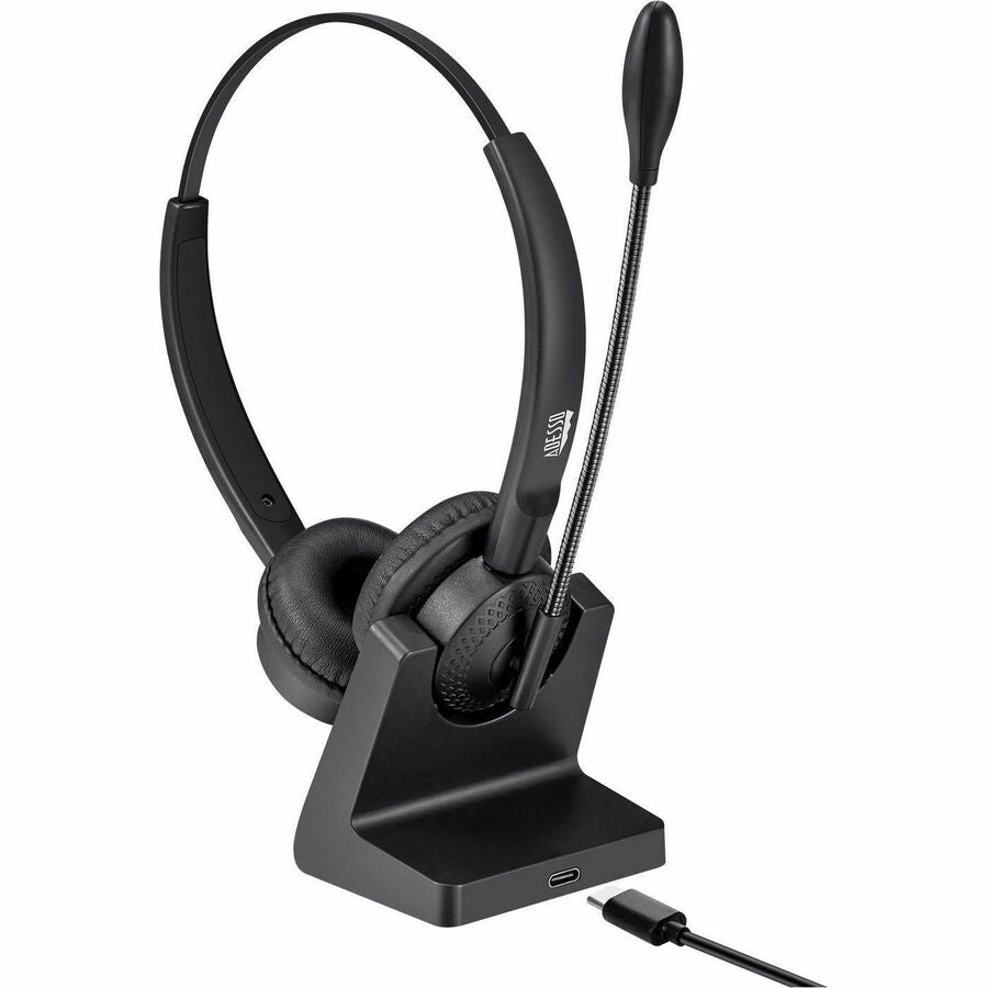 Alternate-Image9 Image for Adesso Xtream P400 Wireless Multimedia Headset with Charging Dock