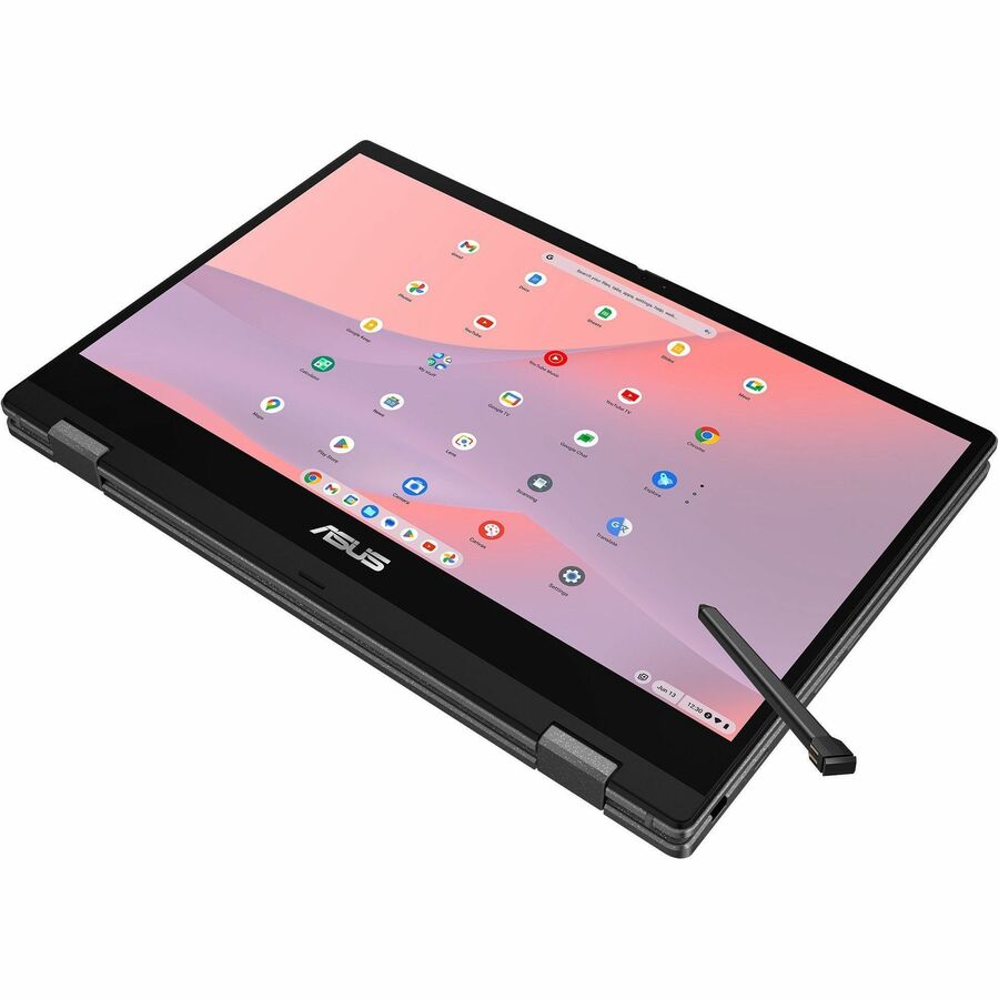 Alternate-Image5 Image for Asus Chromebook CM14 CM1402F CM1402FM2A-DS84FT-S 14" Touchscreen Convertible 2 in 1 Chromebook - Full HD - Octa-core (ARM Cortex A76 + Cortex A55) - 8 GB - 64 GB Flash Memory - Gravity Gray