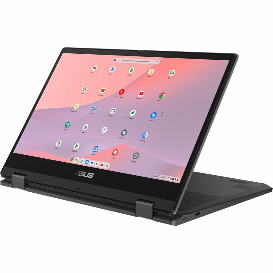Alternate-Image2 Image for Asus Chromebook CM14 CM1402F CM1402FM2A-DS84FT-S 14" Touchscreen Convertible 2 in 1 Chromebook - Full HD - Octa-core (ARM Cortex A76 + Cortex A55) - 8 GB - 64 GB Flash Memory - Gravity Gray
