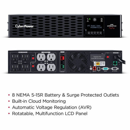 Alternate-Image6 Image for CyberPower PR1500RTXL2UC Smart App Sinewave UPS Systems
