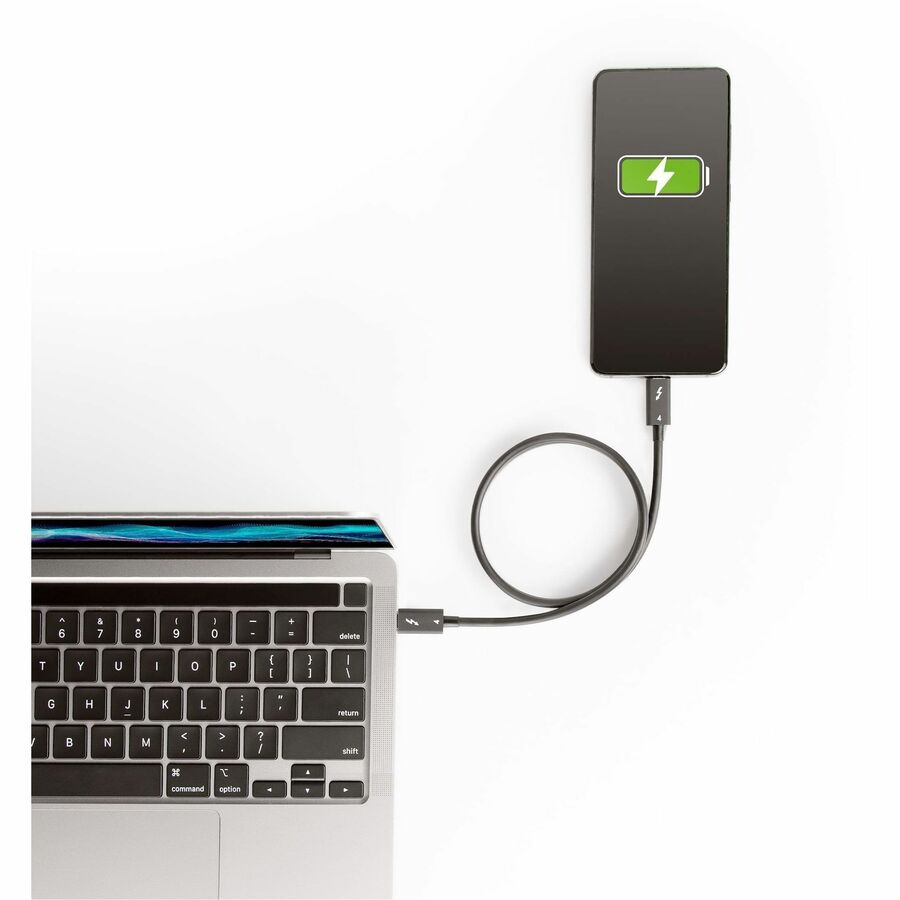 Alternate-Image7 Image for StarTech.com 1.6ft/50cm Thunderbolt 4 Cable, 40Gbps, 100W PD, 4K/8K Video, Intel-Certified, Compatible w/Thunderbolt 3/USB 3.2/DisplayPort