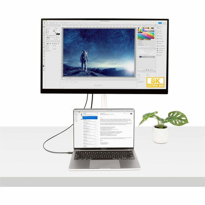 Alternate-Image5 Image for StarTech.com 1.6ft/50cm Thunderbolt 4 Cable, 40Gbps, 100W PD, 4K/8K Video, Intel-Certified, Compatible w/Thunderbolt 3/USB 3.2/DisplayPort