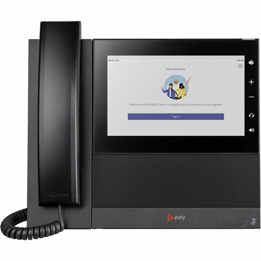 Alternate-Image1 Image for Poly CCX 600 Business Media Phone for Microsoft Teams and PoE-enabled GSA/TAA
