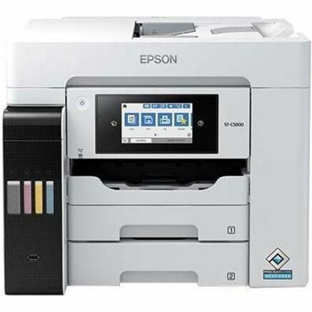 Front Image for Epson WorkForce ST-C5000 Wireless Inkjet Multifunction Printer - Color