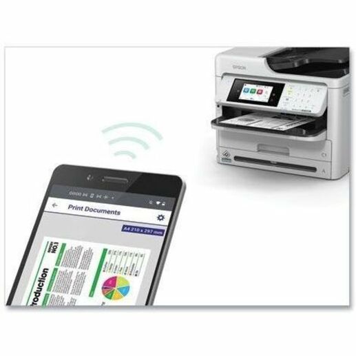 Alternate-Image3 Image for Epson WorkForce Pro WF-M5899 Wired & Wireless Inkjet Multifunction Printer - Monochrome