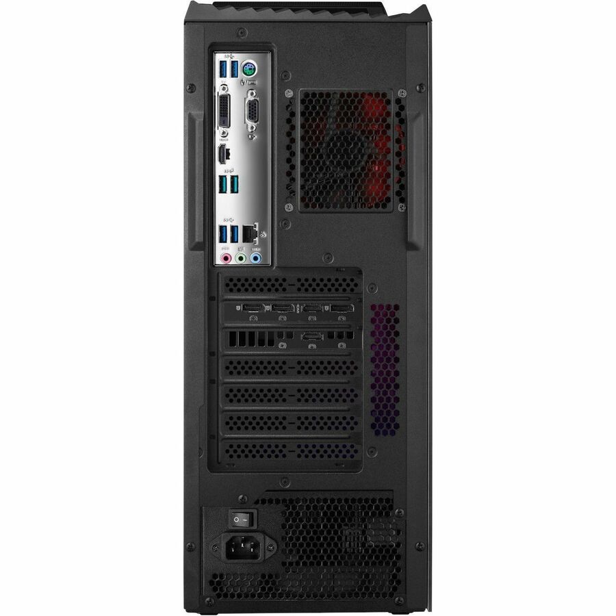Rear Image for Asus ROG Strix G15DS G15DS-DH774 Gaming Desktop Computer - AMD Ryzen 7 7700X - 16 GB