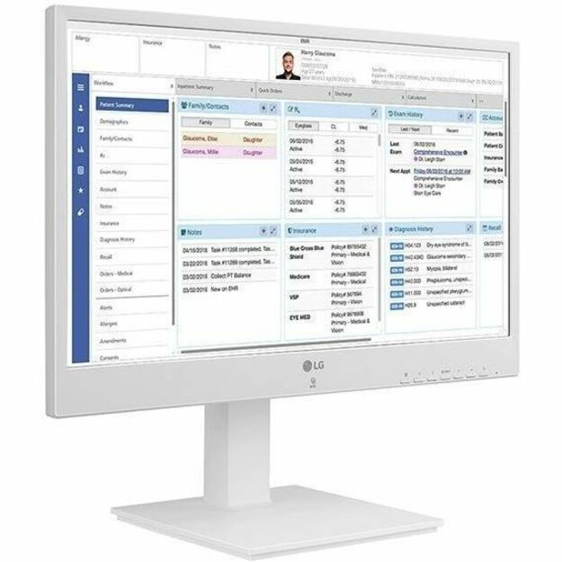 Right Image for LG 24CR671NK-6P All-in-One Thin Client - Intel Pentium N6005 Quad-core (4 Core) 2 GHz - White