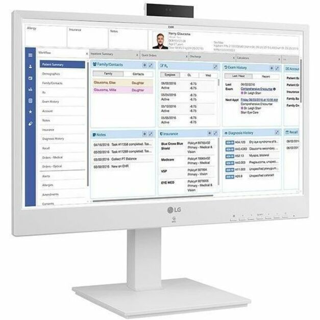 Alternate-Image3 Image for LG 24CR671NK-6P All-in-One Thin Client - Intel Pentium N6005 Quad-core (4 Core) 2 GHz - White
