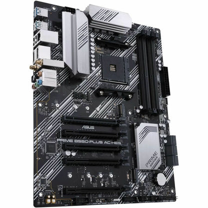 Alternate-Image1 Image for Asus Prime PRIME B550-PLUS AC-HES Desktop Motherboard - AMD B550 Chipset - Socket AM4 - ATX