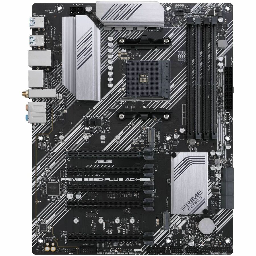 Alternate-Image8 Image for Asus Prime PRIME B550-PLUS AC-HES Desktop Motherboard - AMD B550 Chipset - Socket AM4 - ATX