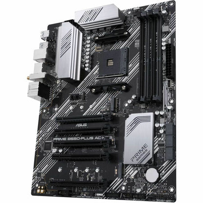 Alternate-Image2 Image for Asus Prime PRIME B550-PLUS AC-HES Desktop Motherboard - AMD B550 Chipset - Socket AM4 - ATX