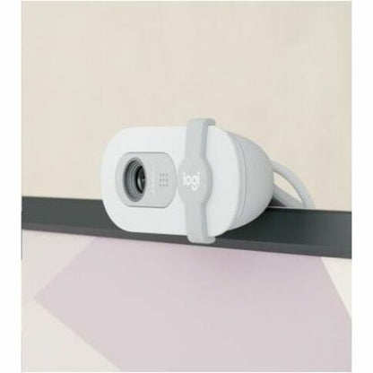 Alternate-Image2 Image for Logitech BRIO 100 Webcam - 2 Megapixel - Off White - USB Type A - 1 Pack(s)