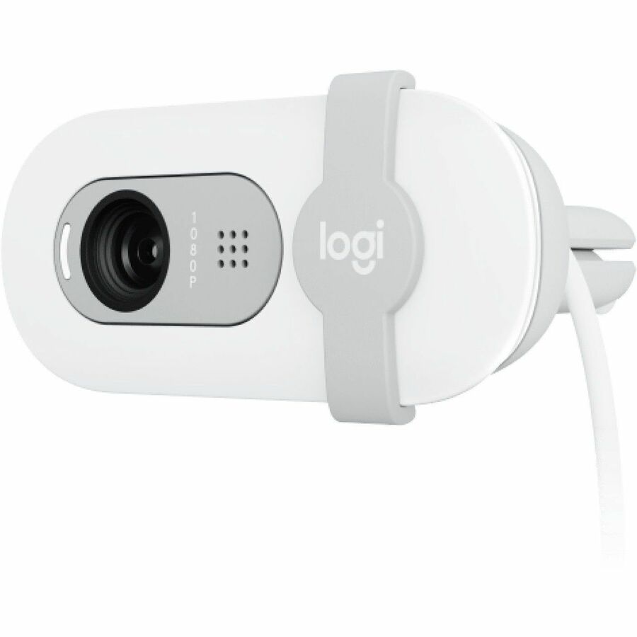 Alternate-Image5 Image for Logitech BRIO 100 Webcam - 2 Megapixel - Off White - USB Type A - 1 Pack(s)