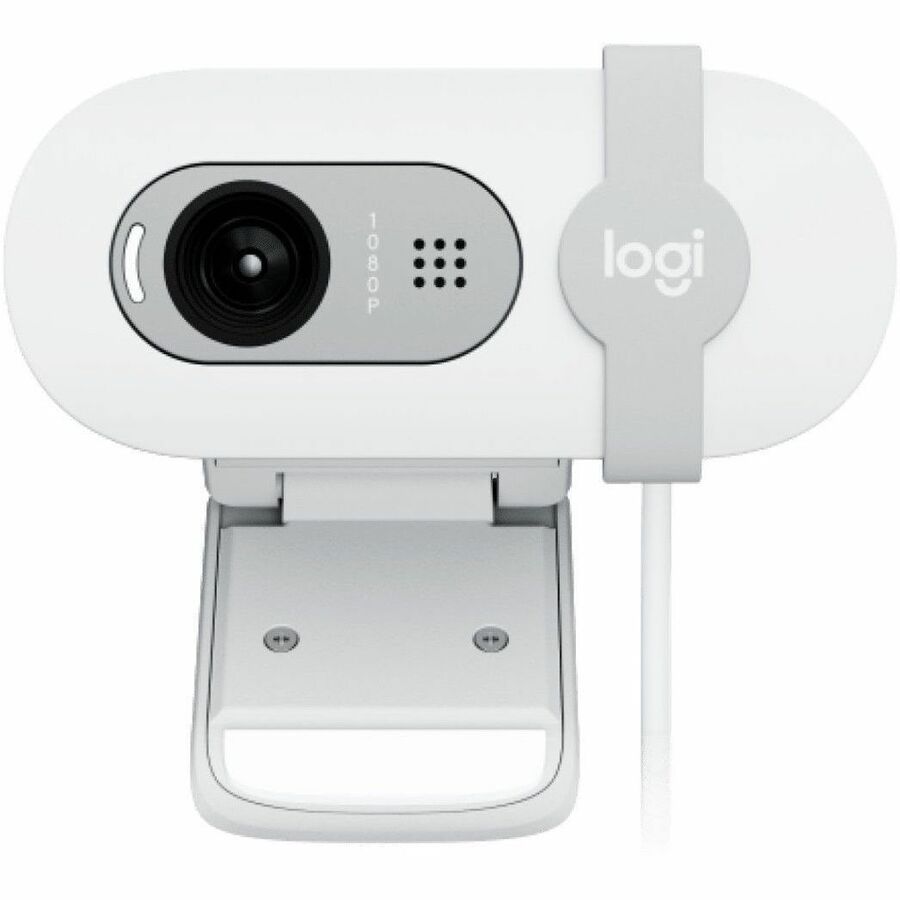 Front Image for Logitech BRIO 100 Webcam - 2 Megapixel - Off White - USB Type A - 1 Pack(s)