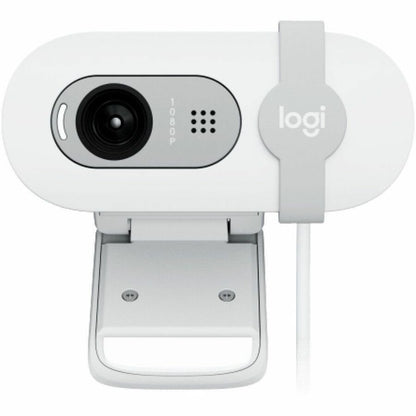 Front Image for Logitech BRIO 100 Webcam - 2 Megapixel - Off White - USB Type A - 1 Pack(s)