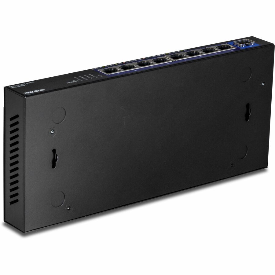 Alternate-Image3 Image for TRENDnet 9-Port Unmanaged 2.5G Switch with 10G SFP+ Port, TEG-S5091, 8 x 2.5GBASE-T Ports, 60Gbps, Wall Mountable, Ethernet Splitter, NDAA & TAA Compliant, Lifetime Protection, Black