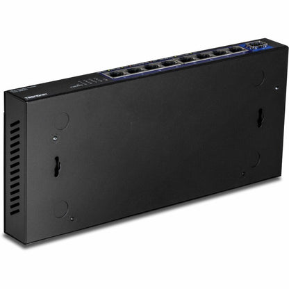 Alternate-Image3 Image for TRENDnet 9-Port Unmanaged 2.5G Switch with 10G SFP+ Port, TEG-S5091, 8 x 2.5GBASE-T Ports, 60Gbps, Wall Mountable, Ethernet Splitter, NDAA & TAA Compliant, Lifetime Protection, Black