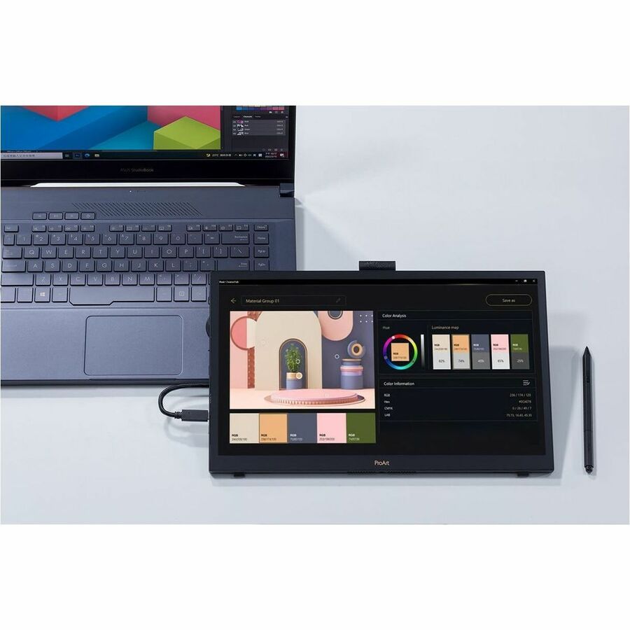 Alternate-Image6 Image for Asus ProArt PA169CDV 16" Class LED Touchscreen Monitor - 16:9 - 10 ms