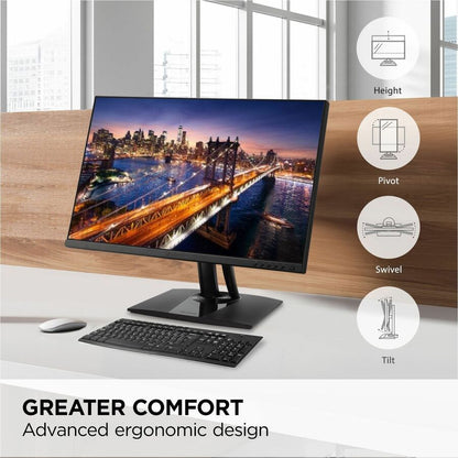 Alternate-Image10 Image for 27" ColorPro&#8482; 4K UHD Ergonomic Designed for Surface Monitor with USB C