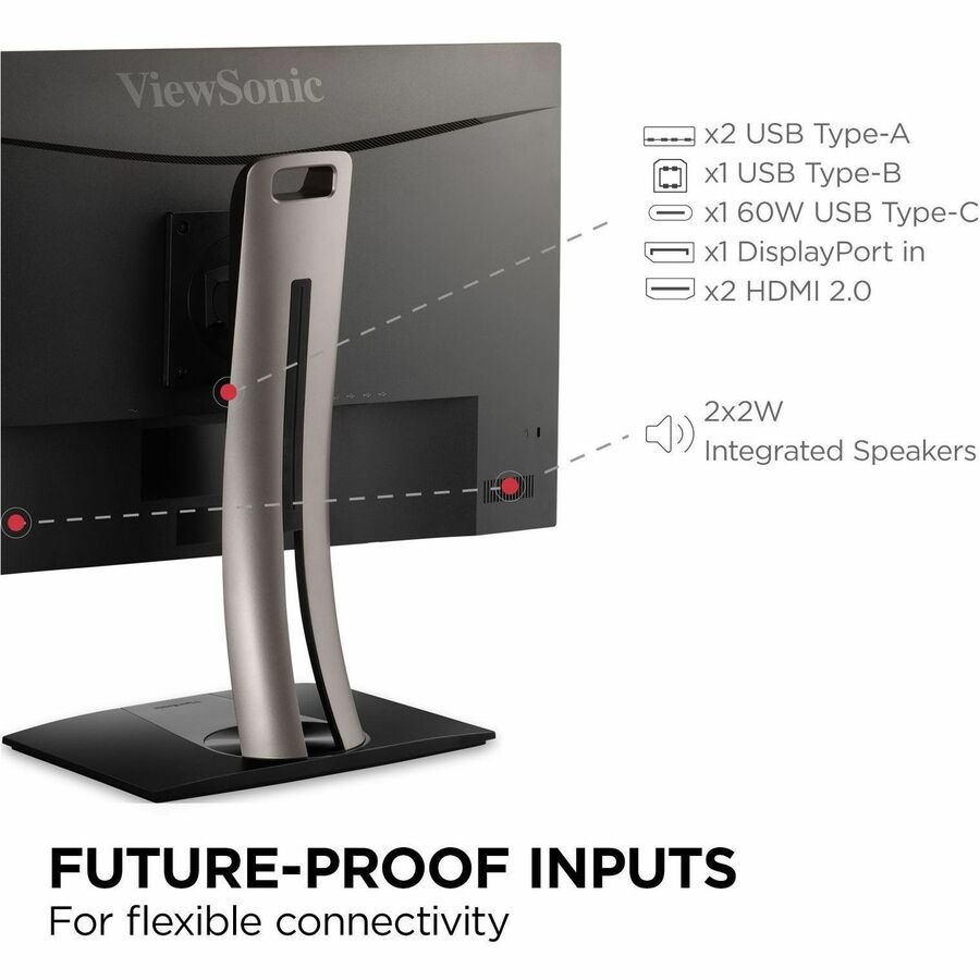 Alternate-Image9 Image for 27" ColorPro&#8482; 4K UHD Ergonomic Designed for Surface Monitor with USB C