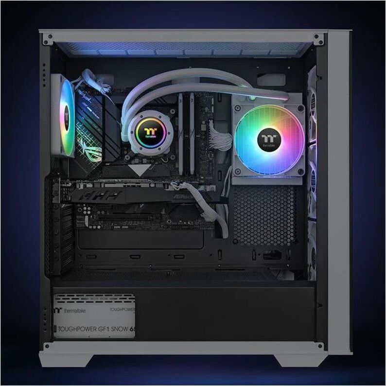 Alternate-Image5 Image for Thermaltake TH120 V2 ARGB Sync All-In-One Liquid Cooler - Snow Edition
