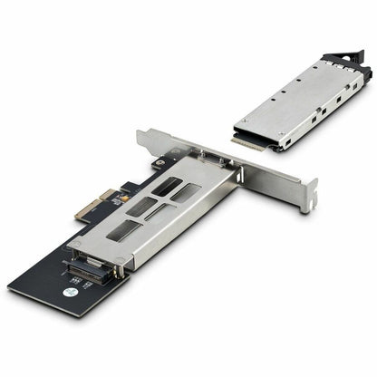 Alternate-Image2 Image for StarTech M.2 NVMe SSD to PCIe x4 Removable Mobile Rack for PCI Express Expansion Slot, Tool-less Installation, PCIe Hot-Swap Drive Bay