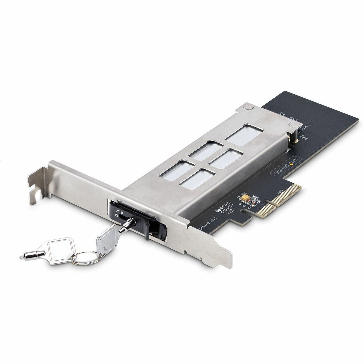 Main Image for StarTech M.2 NVMe SSD to PCIe x4 Removable Mobile Rack for PCI Express Expansion Slot, Tool-less Installation, PCIe Hot-Swap Drive Bay
