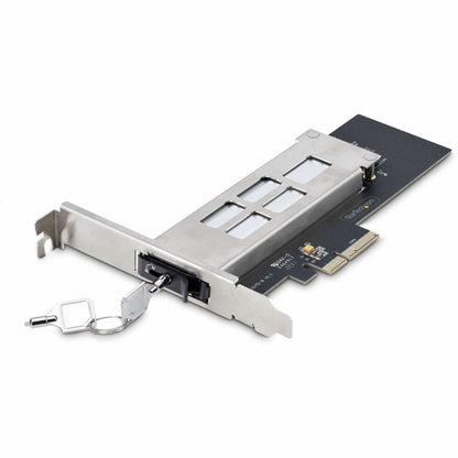 Main Image for StarTech M.2 NVMe SSD to PCIe x4 Removable Mobile Rack for PCI Express Expansion Slot, Tool-less Installation, PCIe Hot-Swap Drive Bay