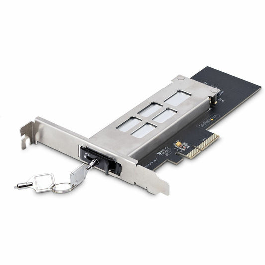 Main Image for StarTech M.2 NVMe SSD to PCIe x4 Removable Mobile Rack for PCI Express Expansion Slot, Tool-less Installation, PCIe Hot-Swap Drive Bay