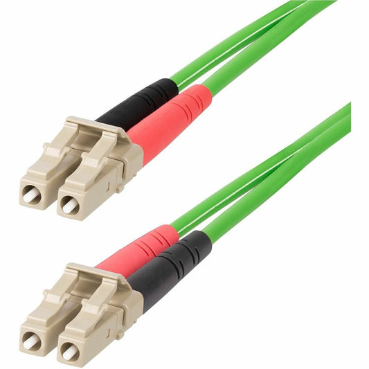Main Image for StarTech 5m (16.4ft) LC to LC (UPC) OM5 Multimode Fiber Optic Cable, 50/125&micro;m Duplex Zipcord, 40G/100G, LSZH Fiber Jumper Cord