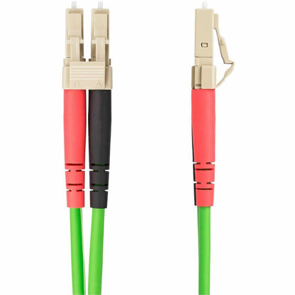 Alternate-Image1 Image for StarTech 5m (16.4ft) LC to LC (UPC) OM5 Multimode Fiber Optic Cable, 50/125&micro;m Duplex Zipcord, 40G/100G, LSZH Fiber Jumper Cord