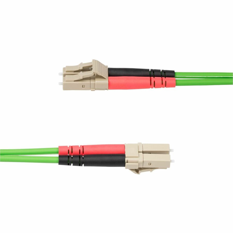 Alternate-Image2 Image for StarTech 7m (22.9ft) LC to LC (UPC) OM5 Multimode Fiber Optic Cable, 50/125&micro;m Duplex Zipcord, 40G/100G, LSZH Fiber Jumper Cord