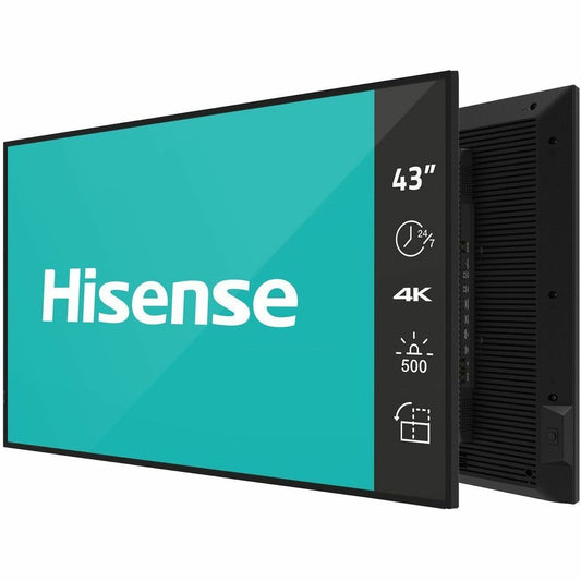Main Image for Hisense 43" 4K UHD Digital Signage Display - 24/7 Operation