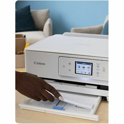 Alternate-Image5 Image for Canon PIXMA TR7720 Inkjet Multifunction Printer - Color - White