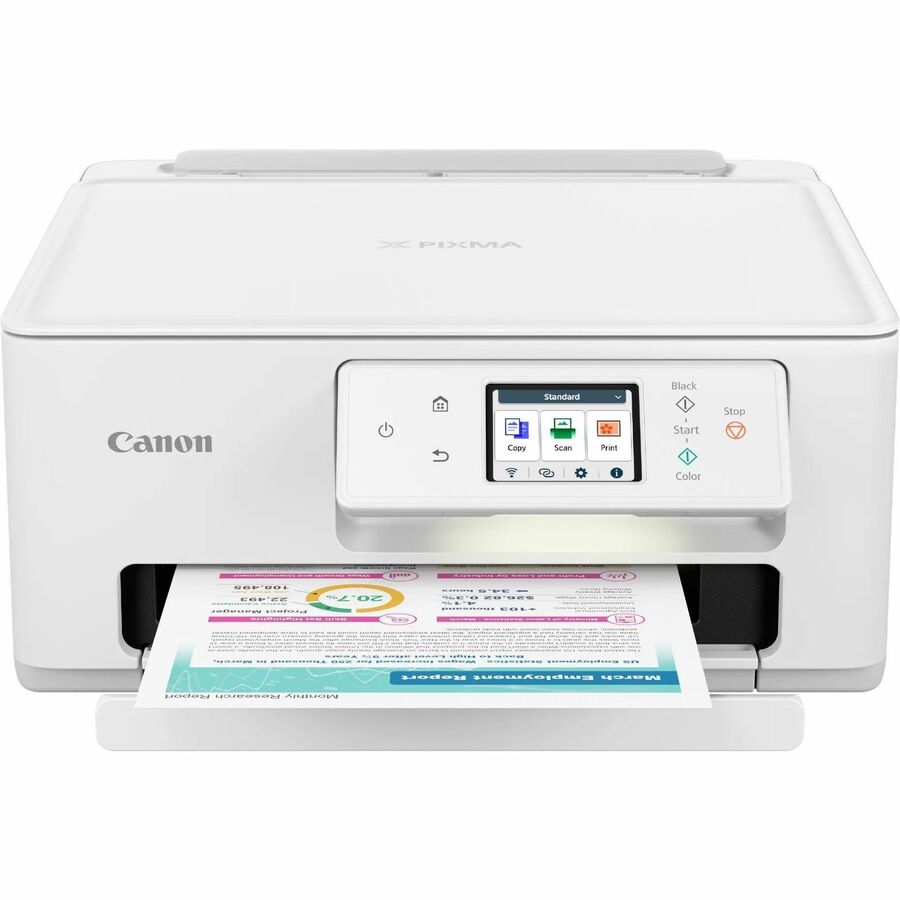 Alternate-Image1 Image for Canon PIXMA TR7720 Inkjet Multifunction Printer - Color - White