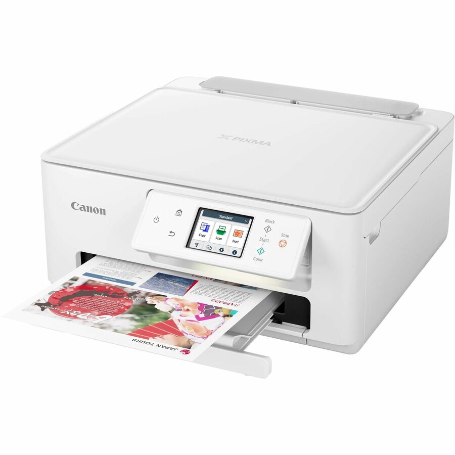 Alternate-Image3 Image for Canon PIXMA TR7720 Inkjet Multifunction Printer - Color - White