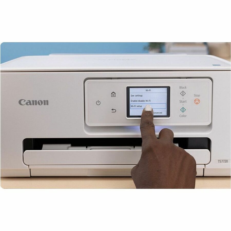 Alternate-Image7 Image for Canon PIXMA TR7720 Inkjet Multifunction Printer - Color - White
