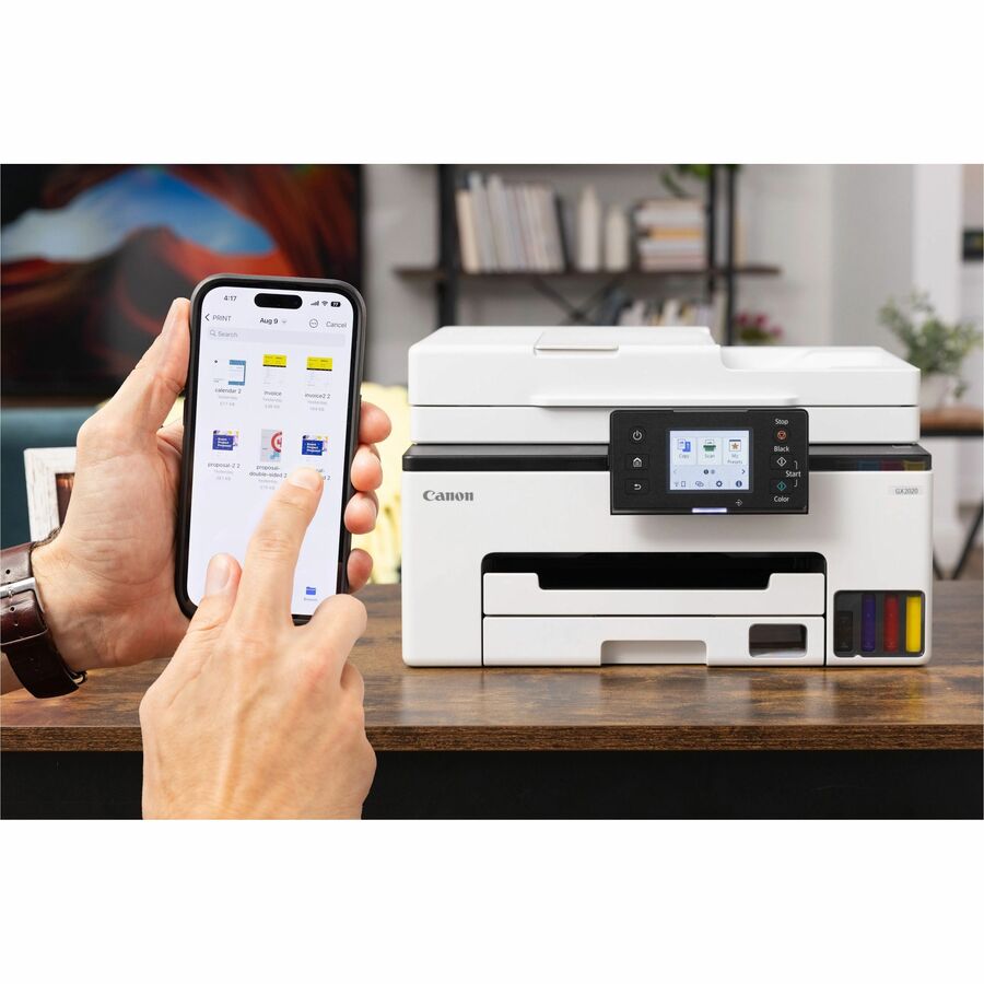 Life-Style Image for Canon MAXIFY GX2020 Wired & Wireless MegaTank Inkjet Multifunction Printer - Color