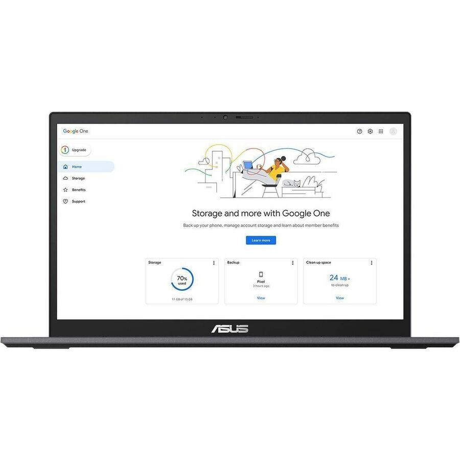 Alternate-Image9 Image for Asus Chromebook Plus CX34 CX3402CBA-DH388-GR 14" Chromebook - Full HD - Intel Core i3 12th Gen i3-1215U - 8 GB - 128 GB Flash Memory - Rocky Gray
