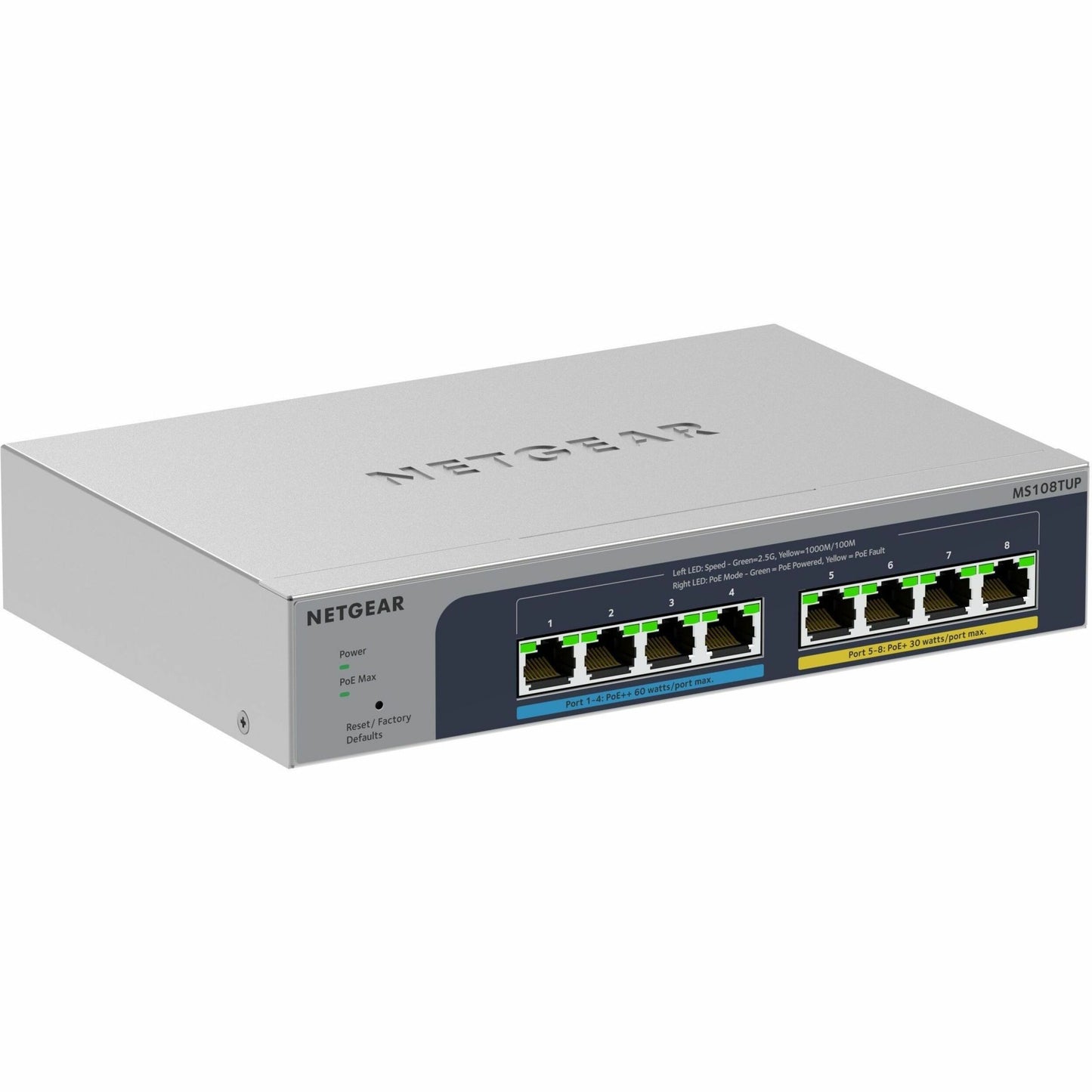 Main Image for Netgear 8-port Ultra60 PoE++ Multi-Gigabit (2.5G) Ethernet Smart Switch