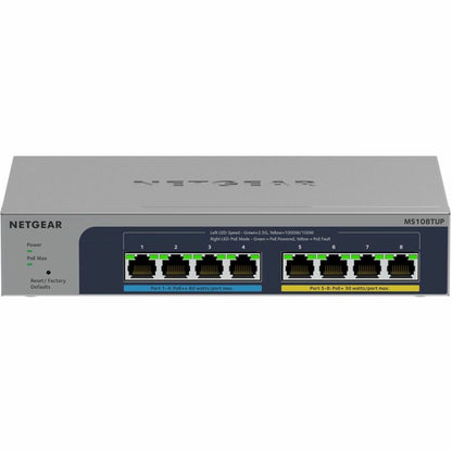 Alternate-Image2 Image for Netgear 8-port Ultra60 PoE++ Multi-Gigabit (2.5G) Ethernet Smart Switch