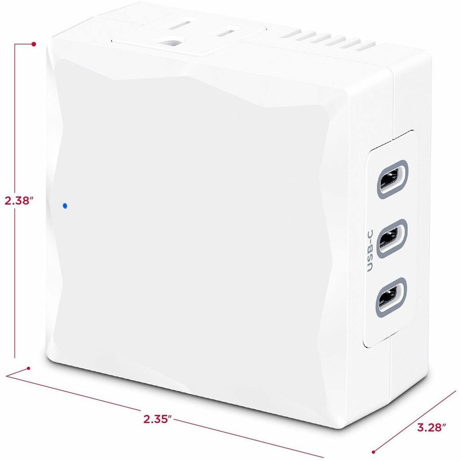 Alternate-Image3 Image for CyberPower P2WUC3 Home and Office 2 - Outlet Surge Protector with 500 J Surge Suppression